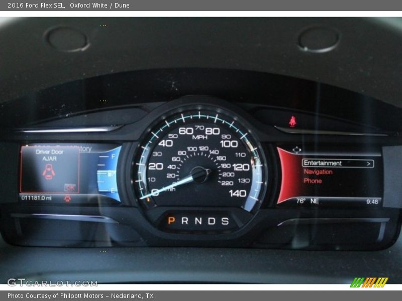 Oxford White / Dune 2016 Ford Flex SEL