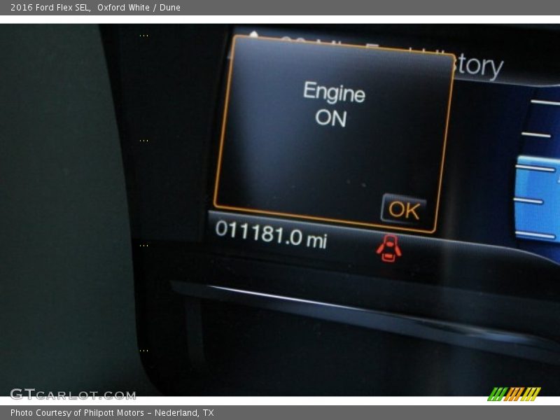 Oxford White / Dune 2016 Ford Flex SEL