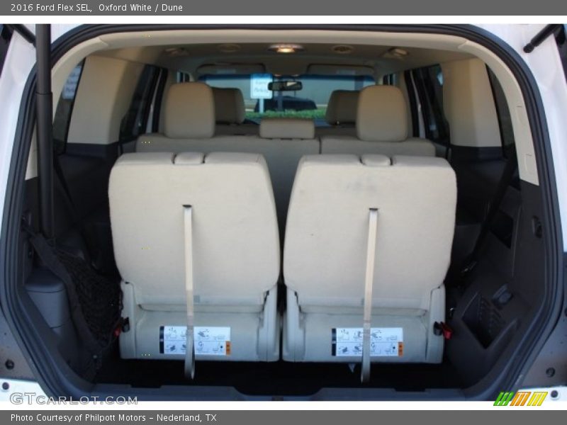 Oxford White / Dune 2016 Ford Flex SEL