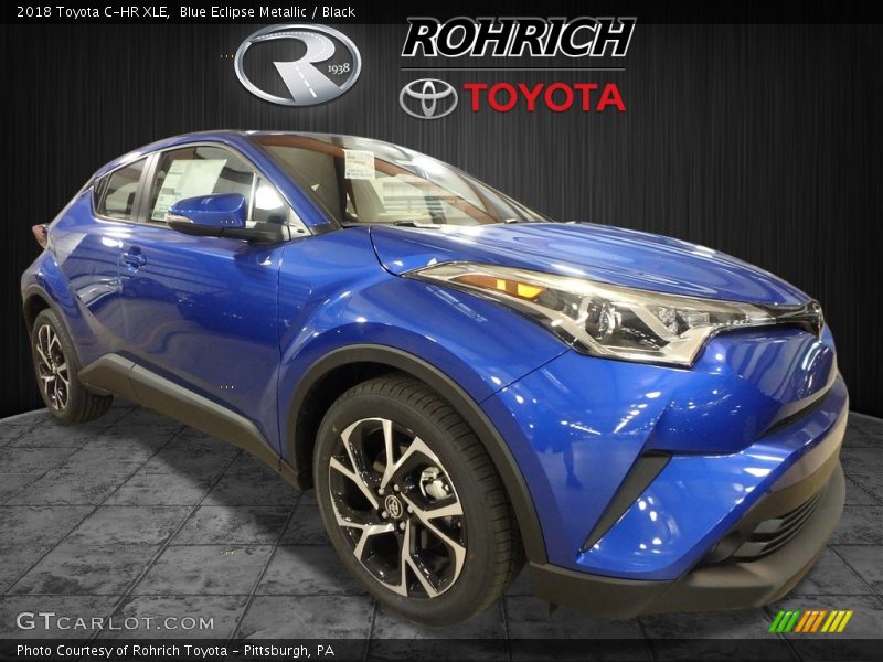 Blue Eclipse Metallic / Black 2018 Toyota C-HR XLE