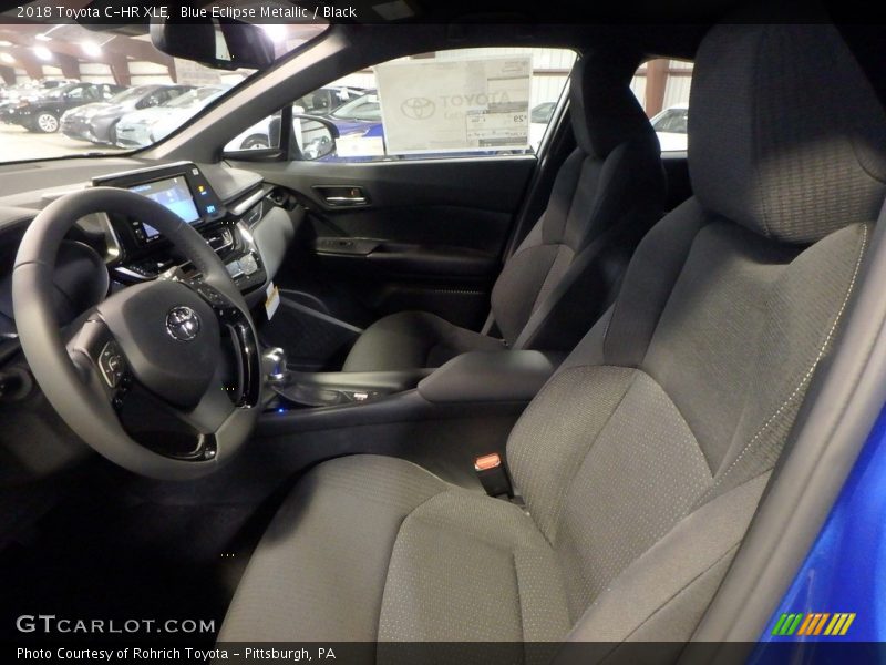 Blue Eclipse Metallic / Black 2018 Toyota C-HR XLE