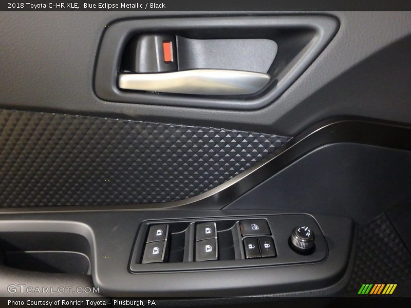 Blue Eclipse Metallic / Black 2018 Toyota C-HR XLE