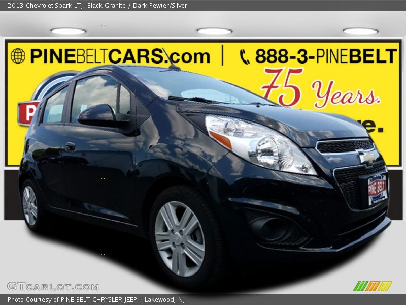 Black Granite / Dark Pewter/Silver 2013 Chevrolet Spark LT