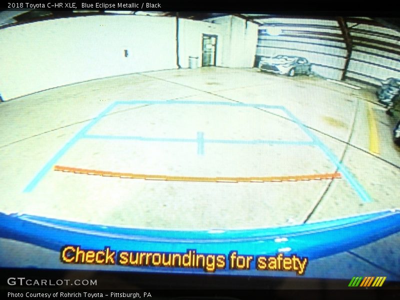 Blue Eclipse Metallic / Black 2018 Toyota C-HR XLE