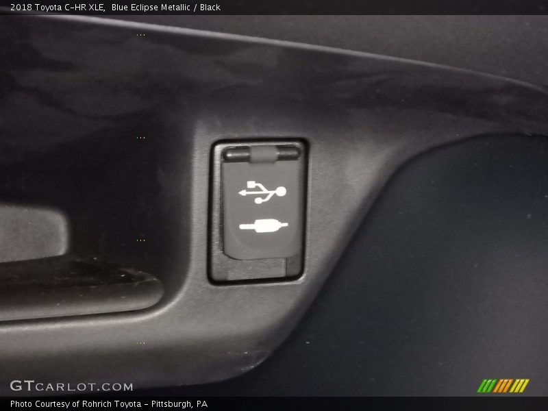 Blue Eclipse Metallic / Black 2018 Toyota C-HR XLE