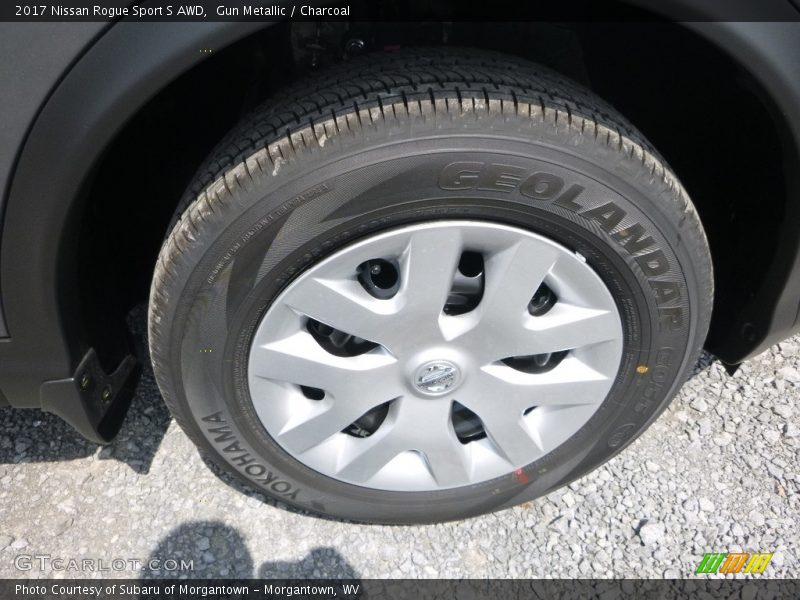 Gun Metallic / Charcoal 2017 Nissan Rogue Sport S AWD