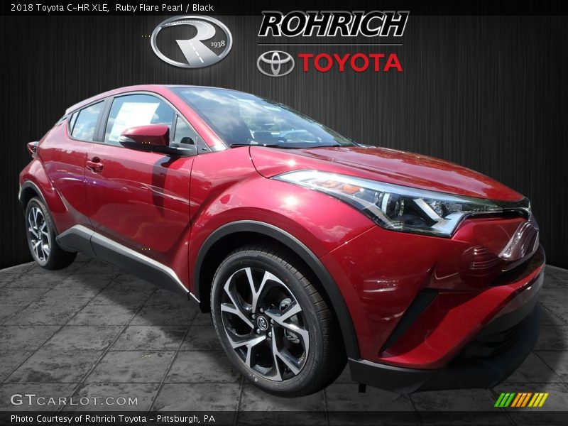 Ruby Flare Pearl / Black 2018 Toyota C-HR XLE