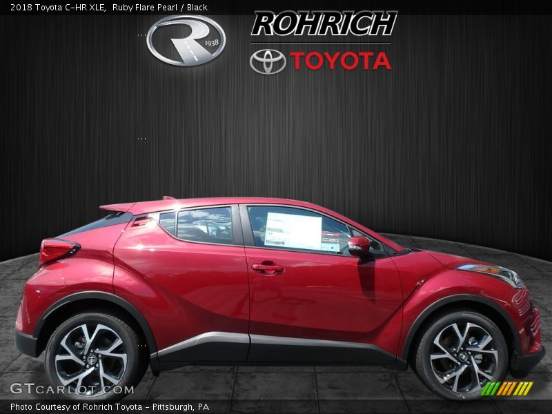 Ruby Flare Pearl / Black 2018 Toyota C-HR XLE