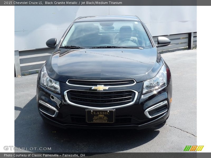 Black Granite Metallic / Jet Black/Medium Titanium 2015 Chevrolet Cruze LS