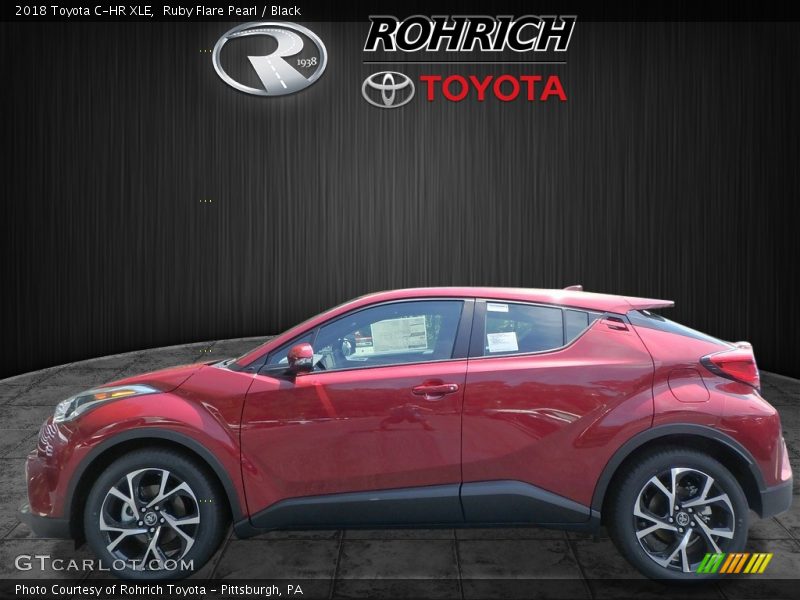 Ruby Flare Pearl / Black 2018 Toyota C-HR XLE