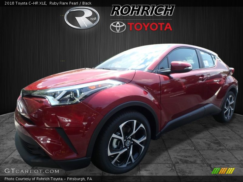 Ruby Flare Pearl / Black 2018 Toyota C-HR XLE