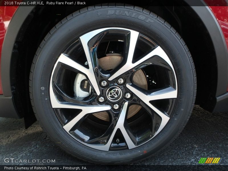 Ruby Flare Pearl / Black 2018 Toyota C-HR XLE