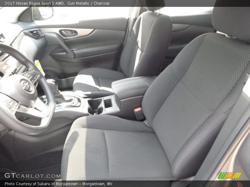 Gun Metallic / Charcoal 2017 Nissan Rogue Sport S AWD