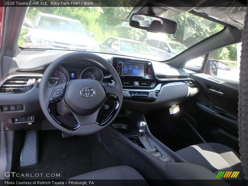 Ruby Flare Pearl / Black 2018 Toyota C-HR XLE