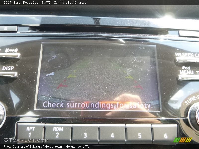 Gun Metallic / Charcoal 2017 Nissan Rogue Sport S AWD