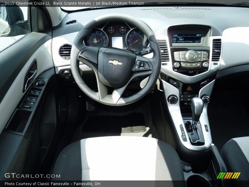 Black Granite Metallic / Jet Black/Medium Titanium 2015 Chevrolet Cruze LS