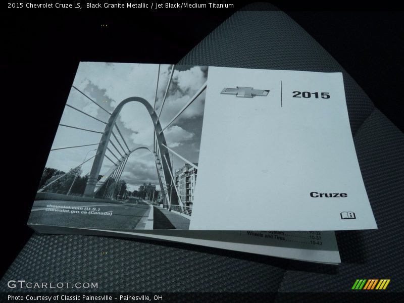 Black Granite Metallic / Jet Black/Medium Titanium 2015 Chevrolet Cruze LS