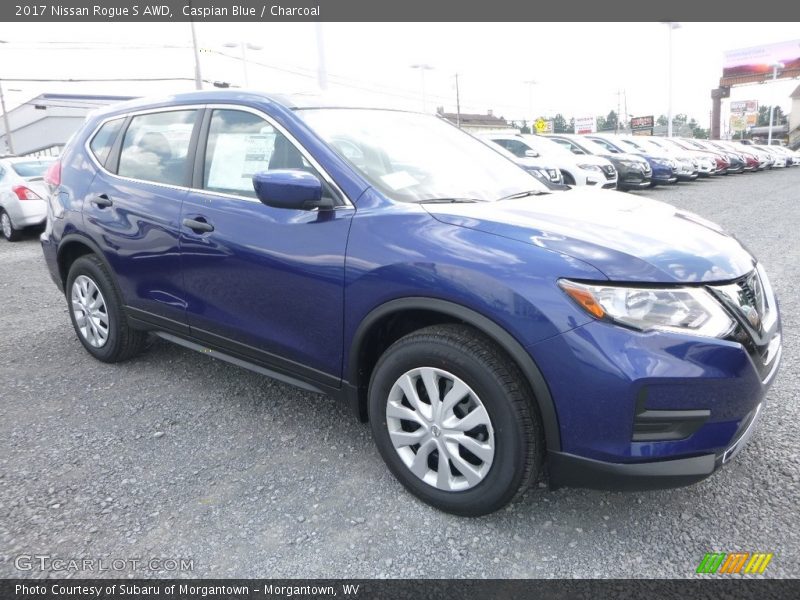 Caspian Blue / Charcoal 2017 Nissan Rogue S AWD