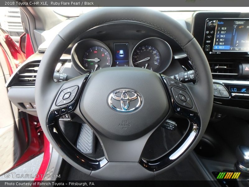 Ruby Flare Pearl / Black 2018 Toyota C-HR XLE