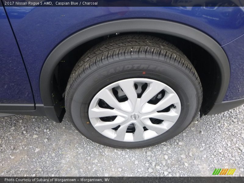 Caspian Blue / Charcoal 2017 Nissan Rogue S AWD