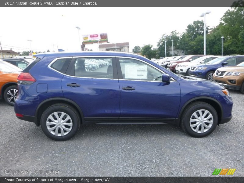 Caspian Blue / Charcoal 2017 Nissan Rogue S AWD