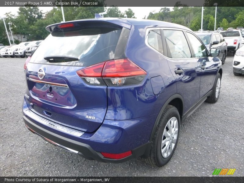 Caspian Blue / Charcoal 2017 Nissan Rogue S AWD