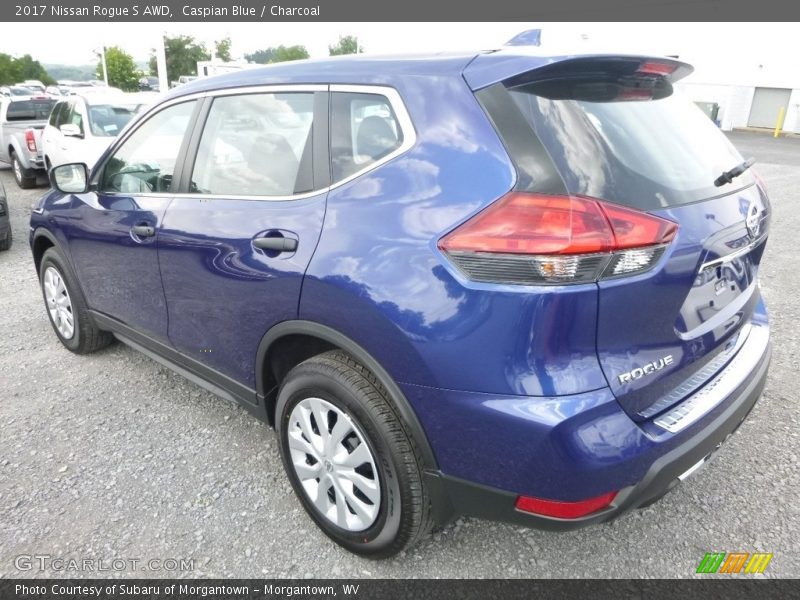 Caspian Blue / Charcoal 2017 Nissan Rogue S AWD