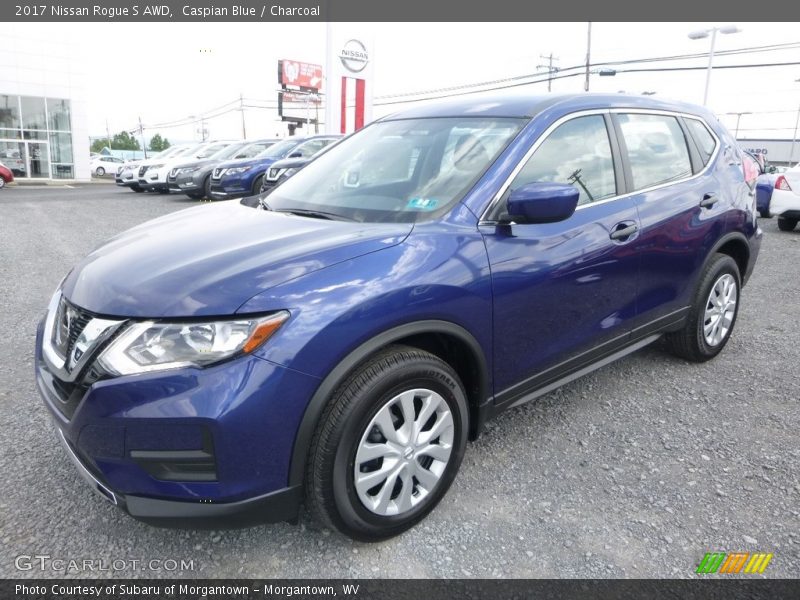 Caspian Blue / Charcoal 2017 Nissan Rogue S AWD