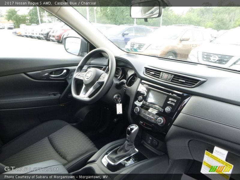 Caspian Blue / Charcoal 2017 Nissan Rogue S AWD