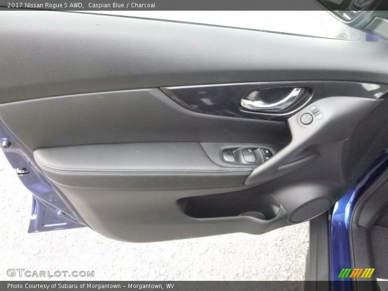 Caspian Blue / Charcoal 2017 Nissan Rogue S AWD