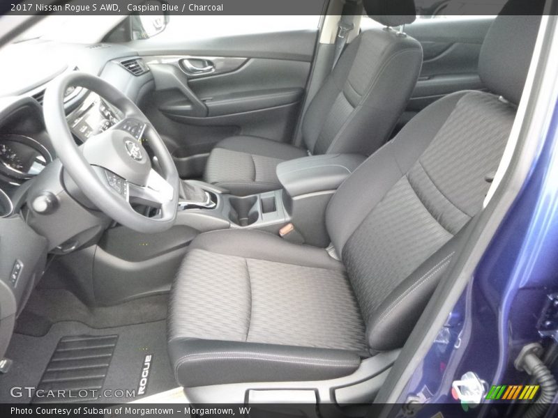 Caspian Blue / Charcoal 2017 Nissan Rogue S AWD