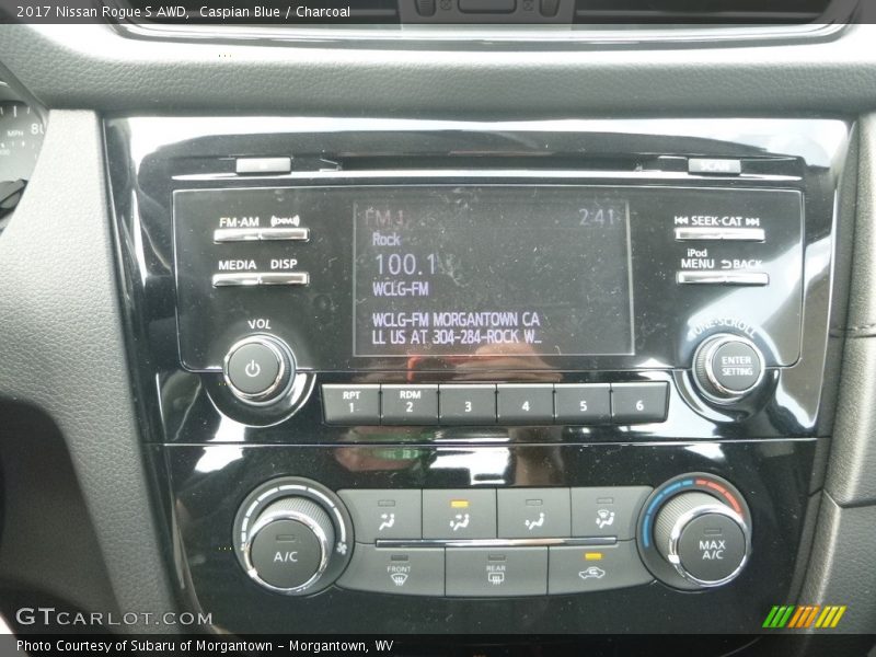 Caspian Blue / Charcoal 2017 Nissan Rogue S AWD