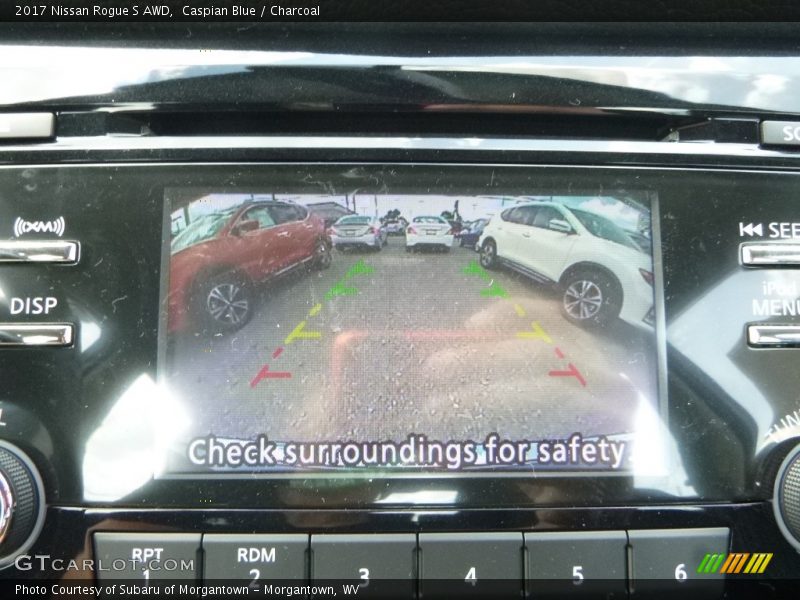 Caspian Blue / Charcoal 2017 Nissan Rogue S AWD