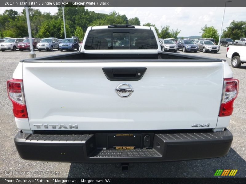 Glacier White / Black 2017 Nissan Titan S Single Cab 4x4