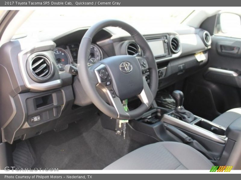 Quicksand / Cement Gray 2017 Toyota Tacoma SR5 Double Cab