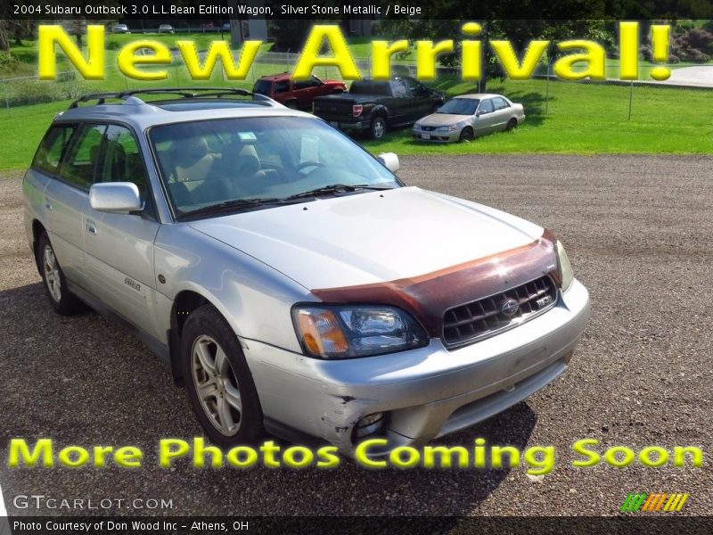 Silver Stone Metallic / Beige 2004 Subaru Outback 3.0 L.L.Bean Edition Wagon