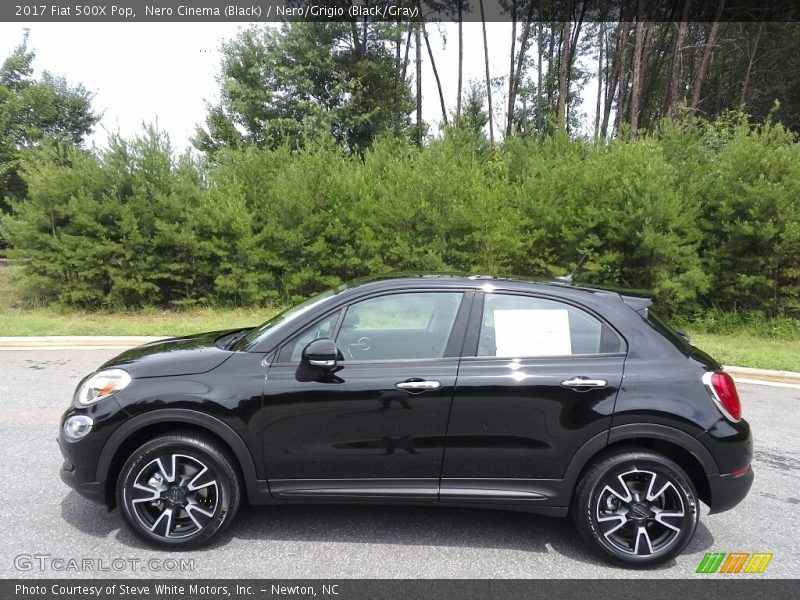 Nero Cinema (Black) / Nero/Grigio (Black/Gray) 2017 Fiat 500X Pop