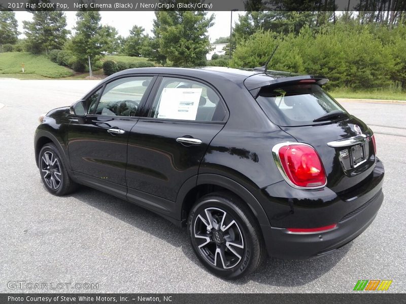 Nero Cinema (Black) / Nero/Grigio (Black/Gray) 2017 Fiat 500X Pop