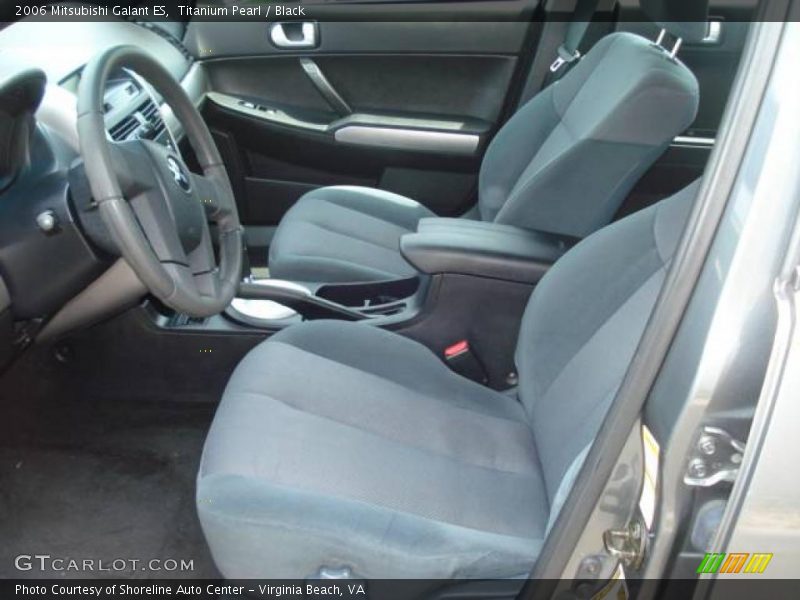 Titanium Pearl / Black 2006 Mitsubishi Galant ES