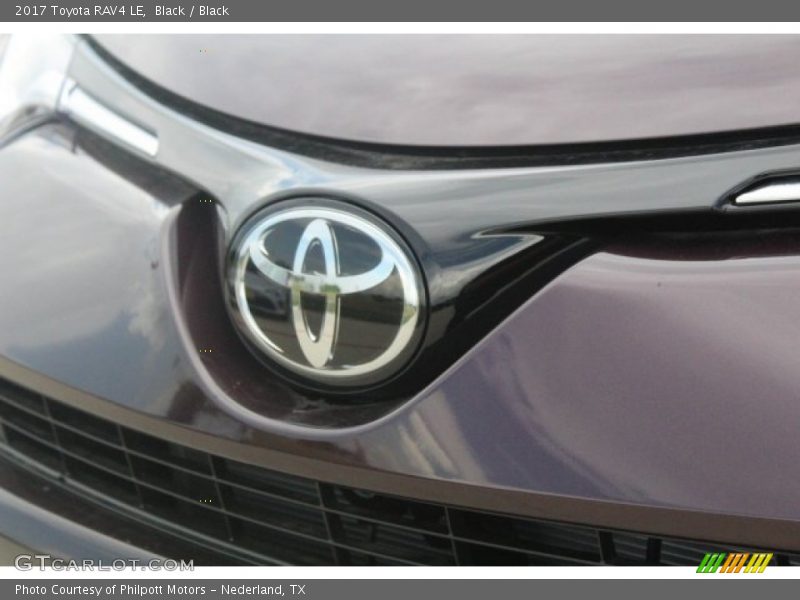 Black / Black 2017 Toyota RAV4 LE