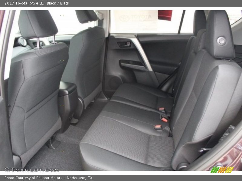 Black / Black 2017 Toyota RAV4 LE