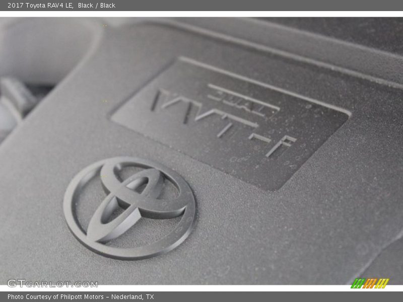 Black / Black 2017 Toyota RAV4 LE
