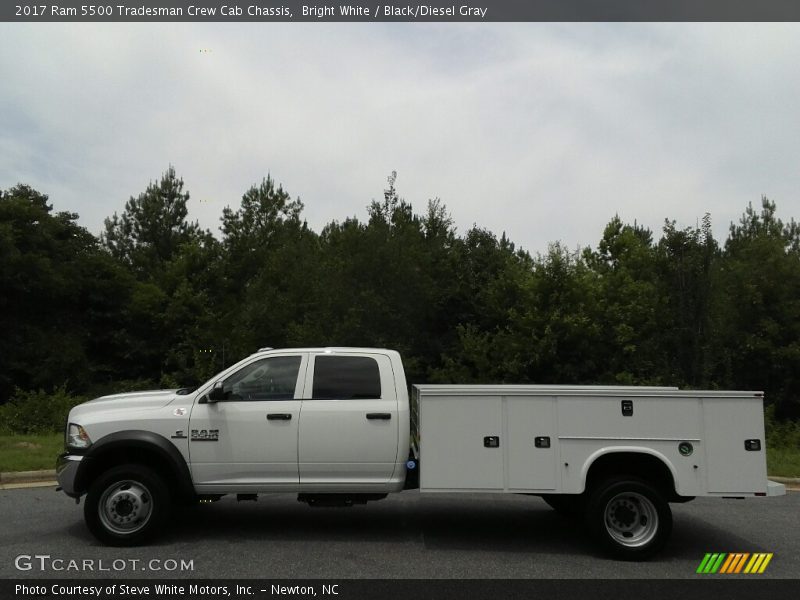 Bright White / Black/Diesel Gray 2017 Ram 5500 Tradesman Crew Cab Chassis