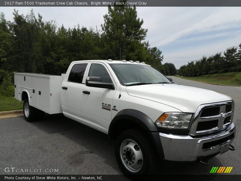 Bright White / Black/Diesel Gray 2017 Ram 5500 Tradesman Crew Cab Chassis