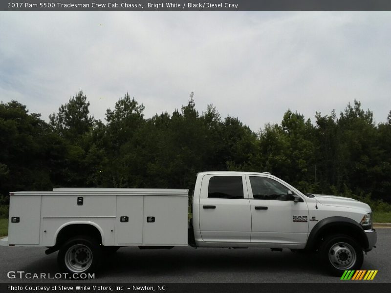 Bright White / Black/Diesel Gray 2017 Ram 5500 Tradesman Crew Cab Chassis