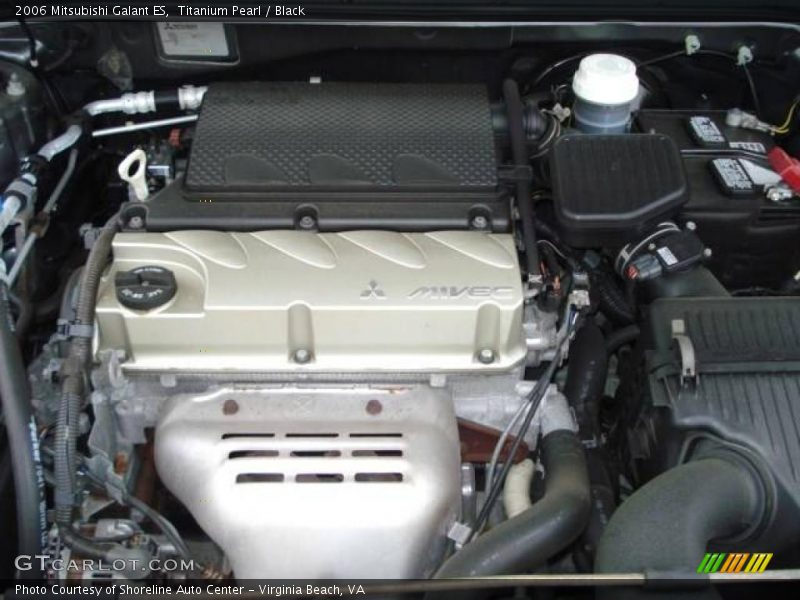 Titanium Pearl / Black 2006 Mitsubishi Galant ES
