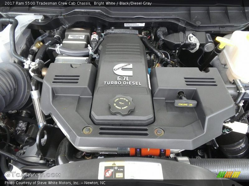 Bright White / Black/Diesel Gray 2017 Ram 5500 Tradesman Crew Cab Chassis