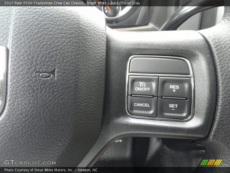 Bright White / Black/Diesel Gray 2017 Ram 5500 Tradesman Crew Cab Chassis