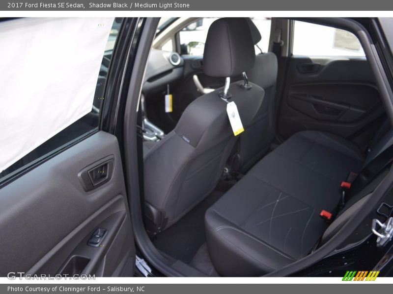 Shadow Black / Medium Light Stone 2017 Ford Fiesta SE Sedan