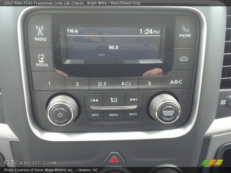 Bright White / Black/Diesel Gray 2017 Ram 5500 Tradesman Crew Cab Chassis